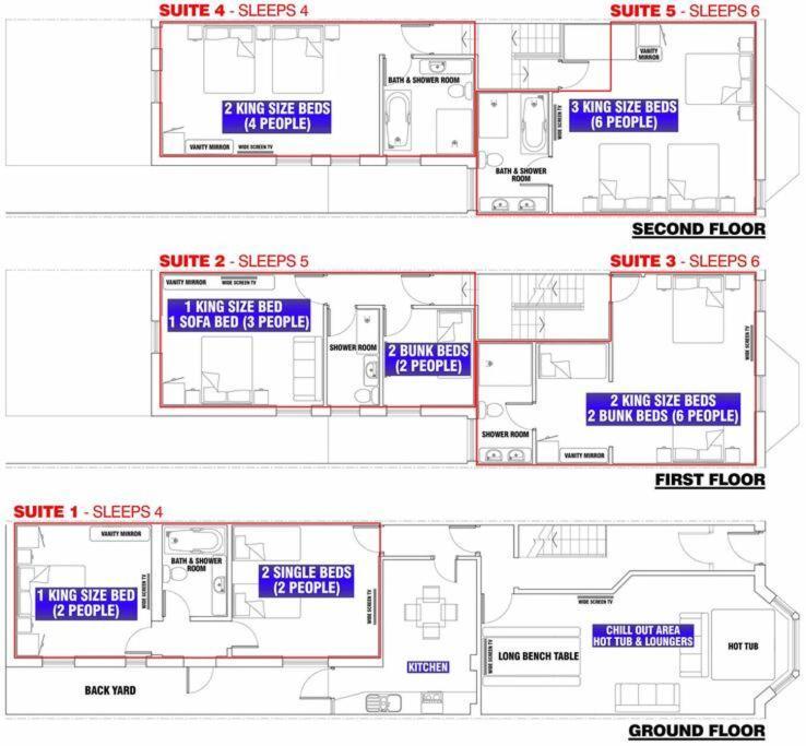 Saltrock Luxury Apartment Blackpool Eksteriør bilde